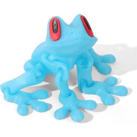 Magnetische, bewegliche Frosch-Schreibtischdekoration – Niedliche, bewegliche Frosch-Dekoration für Kinder und Erwachsene