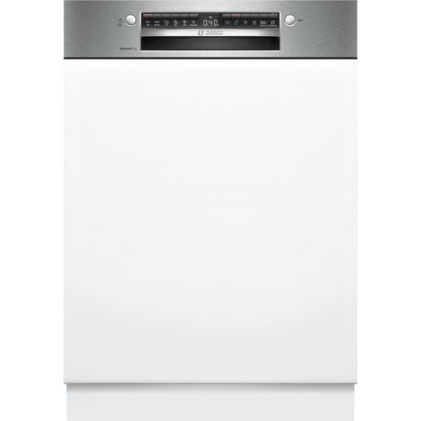 Bosch Serie 4 SMI4ECS28E Lavastoviglie da incasso con frontalino 14 coperti Acciaio spazzolato Classe A. Posizionamento dell'apparecchio: A scomparsa parziale, Dimensione: Dimensione massima (60 cm... (1/5)