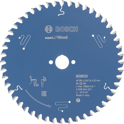 Hoja de sierra circular Bosch Expert for Wood 180 mm 48 dientes (1/3)