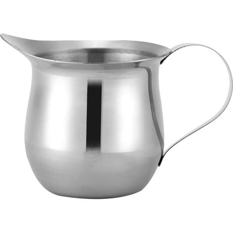 Pichet à lait multifonction en acier inoxydable de 90 ml pour mousser le lait, idéal pour le latte art et la cuisine. (1/5)