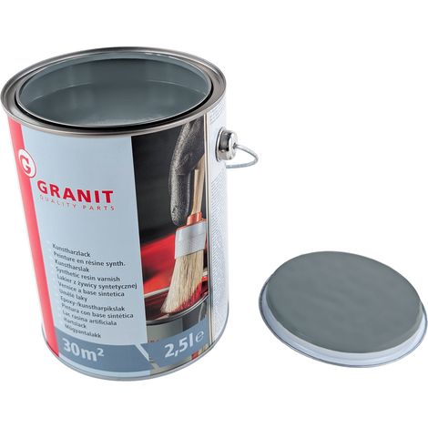 Barniz de pintura azul grisáceo RAL 7031 Nopolux Wilckens Granite, lata de 2,5 l (1/3)