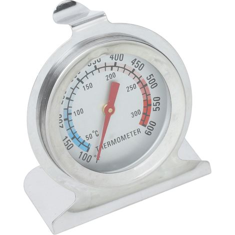 Ofenthermometer aus Edelstahl, Zeigeranzeige, präzises Kochen, Küchentemperaturfühler, hochzuverlässige Temperaturanzeige (1/5)