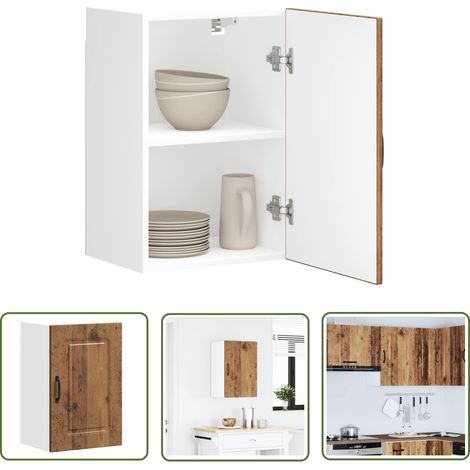 vidaXL Küchen-Hängeschrank Kalmar Altholz-Optik Holzwerkstoff (1/5)