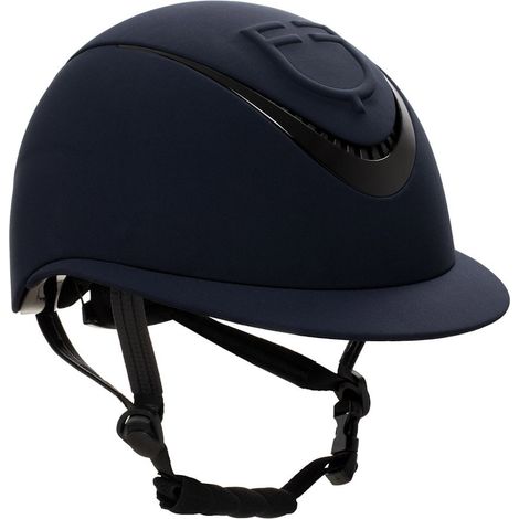 52-54 cm, Blu: Cap da donna per equitazione con visiera larga e logo Embossed (1/5)