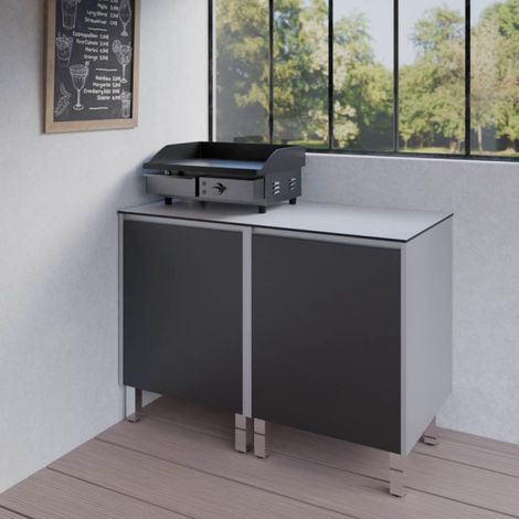 KX01 Sommerk∏che aus Edelstahl Ò 120 cm (1/5)