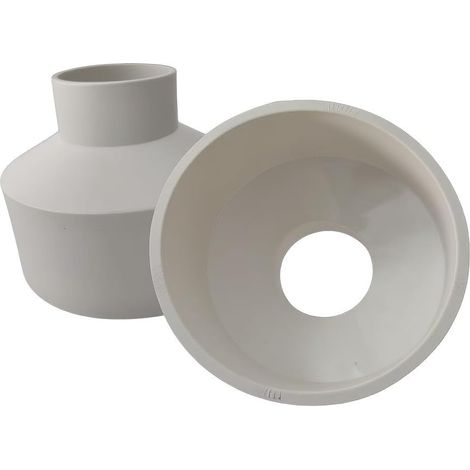 Réducteur Concentrique 150mm à 100mm pour Hotte(1) Matériau ABS pour robuste, , résistant à l'usure, pour hottes et systèmes d'extraction, longue durée de vie (1/5)