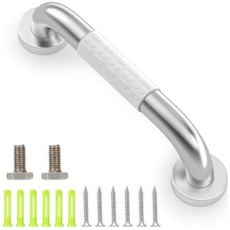 Sécurité, D'appui Acier INOX Murale, Poignée de Baignoire Antidérapante, Barre de Maintien Douche pour Salle de Bain WC 30cm, 30 x 3,2 x 10 cmdengyank (1/5)