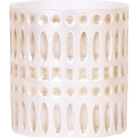 Cache-pot Décoratif avec Mosaïque Dorée Design Minimaliste pour Orchidées et Succulentes Ø 9 cm - PANGIVO (1/5)