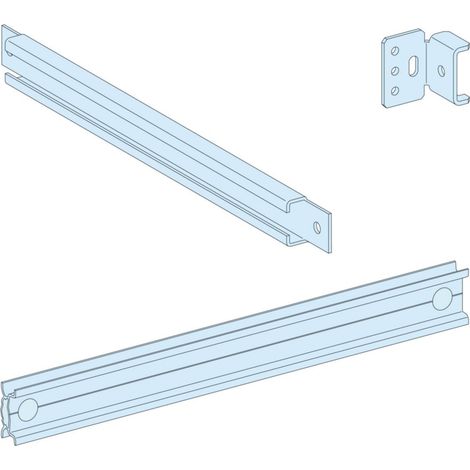 PrismaSeT verstellbare 400-mm-Schiene mit 4 Modulen für 400 mm breite Schränke