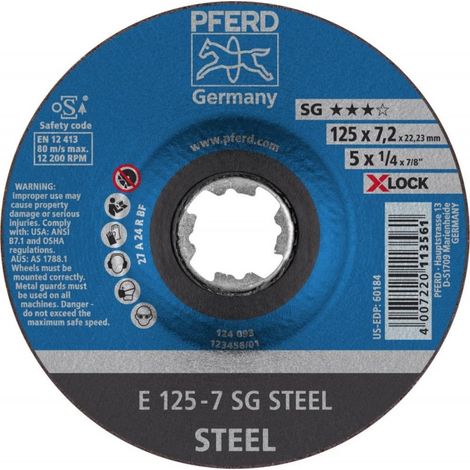 Millstone Sg X-Lock 125X41Mm Steel Pferd (1/2)