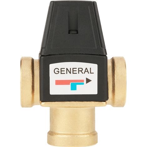 DN20 3-Wege-Thermostat-Mischventil aus Messing mit Innengewinde für Solarwarmwasserbereiter (1/5)