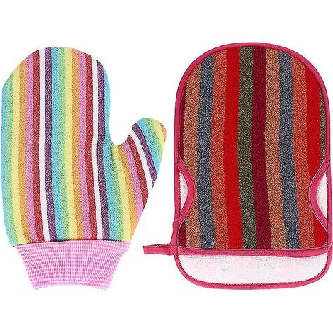 2 Stück Handtuch-Scheuerschwämme