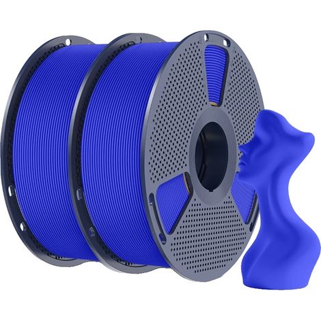 Filamento per stampa 3D, alta velocità, finitura opaca, blu (1/2)