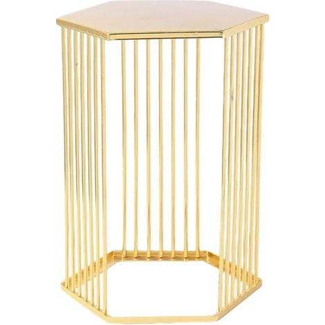 Praktisch zum Backen: Sechseck Metall Säulenständer Gold Hochzeit Kuchen Pflanzen Display (1/5)