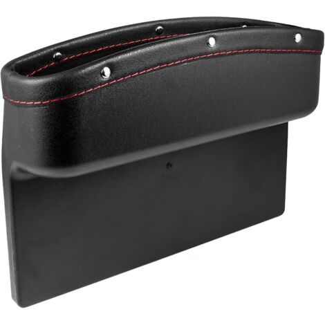 Boîte Rangement Siège D'auto, Boîte Rangement Siège Écart Voiture, Auto Seat Gap Organisateur, Boîte de Rangement boîte à Gants pour Voiture (Noir) (1/2)