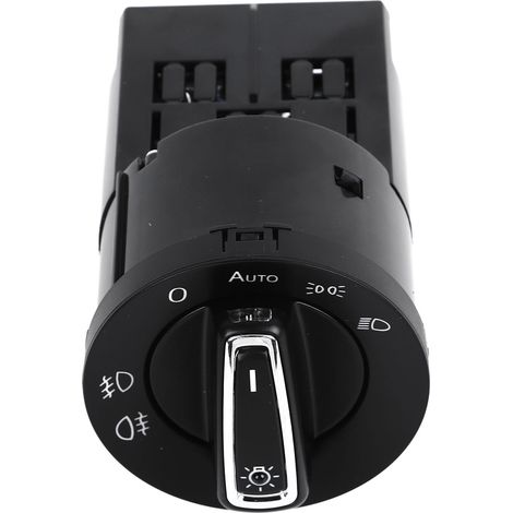 Interrupteur Automatique Phares 18D941431 Chrome Capteur et Commande Éclairage pour Caddy 2004-2011 (1/5)