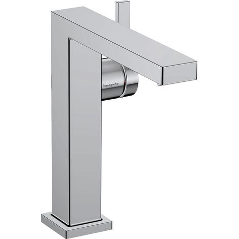Hansgrohe Tecturis E - Waschtischarmatur mit Push-Open-Ablaufgarnitur, CoolStart, EcoSmart, Chrom 73042000 (1/3)
