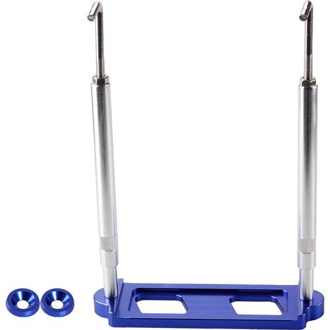 Car modification accessories for Honda Civic battery clamps, battery holders, brackets, stainless steel hooks - blue (1/4)