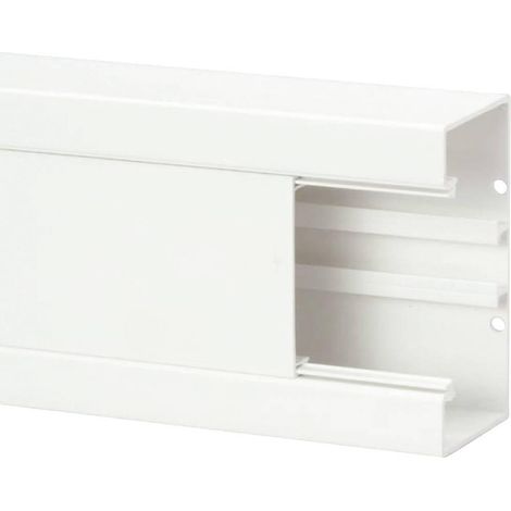 Heidemann 09823 Canaleta de zócalo blanca 130x2000x65 mm