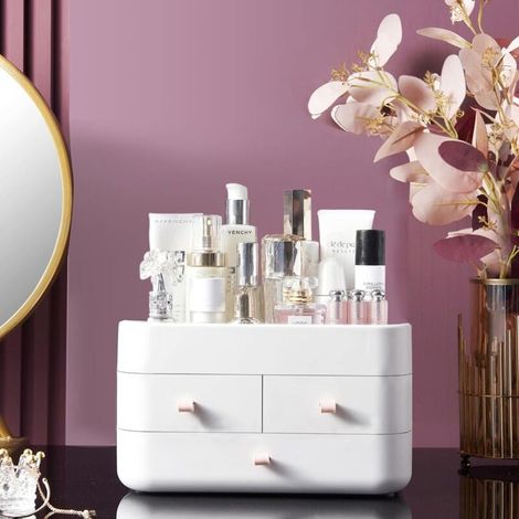 Ulisem Make-up-Organizer mit Schubladen, Kosmetik-Organizer für die Arbeitsplatte, ideal für das Badezimmer (1/3)