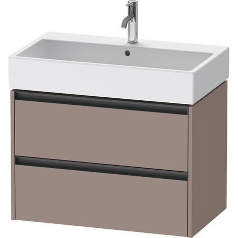 Duravit Ketho.2 mueble bajo lavabo suspendido, 2 cajones,