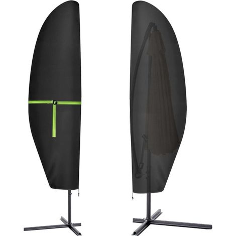 Housse de parasol de jardin, imperméable, grande housse pour parasol déporté, robuste, compatible avec les parasols de 1 à 3 m, résistante aux UV et au vent.
