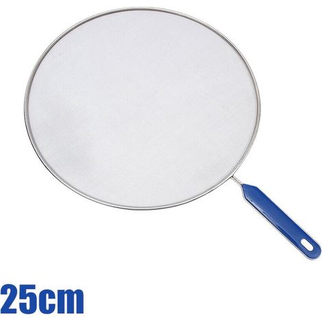 Ecran Anti-éclaboussures - Grillage Fin En Acier Inoxydable - Pour Poêle À Frire - Diamètre 21 cm 25 cm 29 cm 33 cm (1/5)