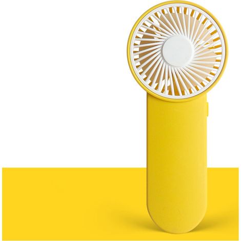 Ventilateur Portatif - Ventilateur à Piles AA - Avec Lanière et Support de Suspension - Pour Intérieur Extérieur - 1 Pièce