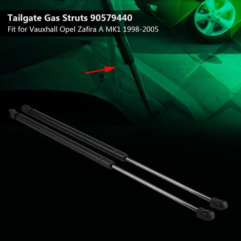 Lot de 2 vérins gaz porte arrière ressort levage pour Vauxhall Opel Zafira A MK1 1998-2005 90579440 (1/5)
