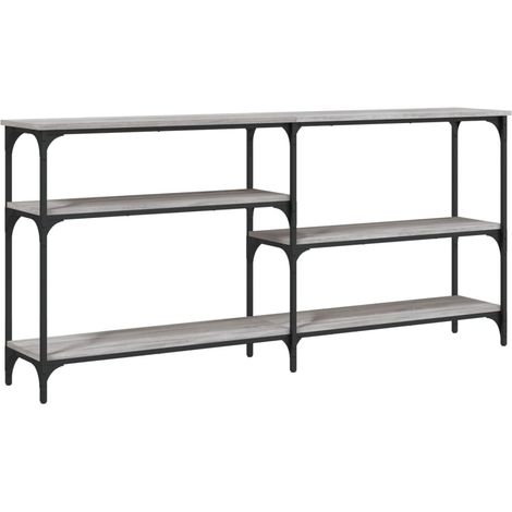 vidaXL Tavolo Consolle Grigio Sonoma 160x29x75 cm in Legno Multistrato (1/5)