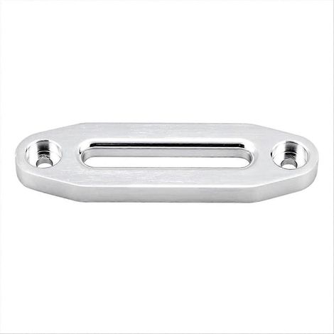 Guide-câble de treuil 6 pouces 12000, émerillon en aluminium argenté (1/5)