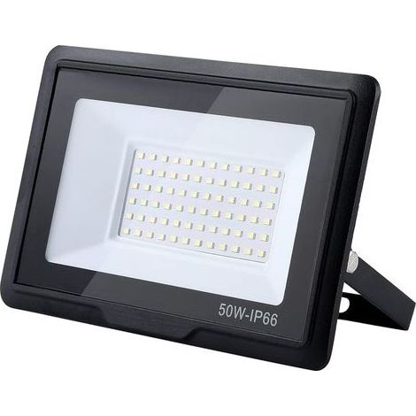 TAISHENGDA LED-Außenstrahler, 50 W, 5000 lm, 6000 K, IP66 wasserdichte Sicherheitsbeleuchtung für Garten, Garage, Hof, Parkplatz (Kaltweiß, 50 W) (1/5)