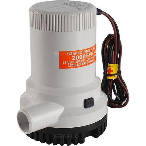 Pompe de cale électrique immergée 2000 GPH - SEAFLO - (1/4)