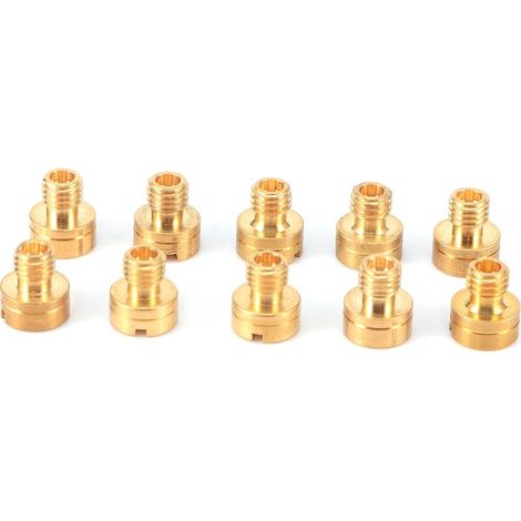 Kit de 10 piezas de surtidores principales para carburador para motores Mikuni VM22/24/26/30 de 125 cc, 150 cc, 200 cc y 250 cc, repuestos para motos de cross. (1/5)