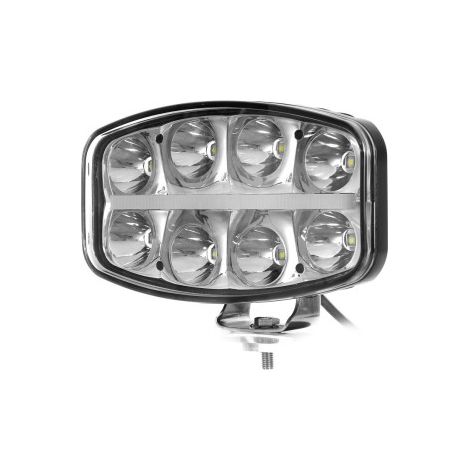 Nouveau puissant phare LED 64W halogène à trois fonctions, effet néon, 12–24 V, lumière blanche 6500 lm