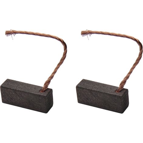 2x Trade-Shop Motorkohlen / Kohlebürsten / Schleifkohlen 6 x 8 x 17mm 12-24V für verschiedene KFZ-Motoren Rolltor Garagentor Antriebe Lichtmaschine (1/2)