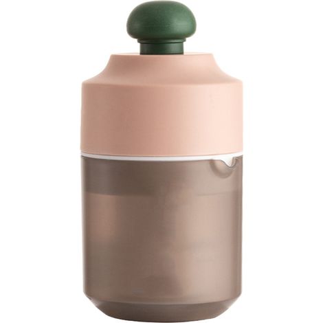 Presse-agrumes manuel portable 8 lames, idéal pour maison, bureau, camping et voyages - Rose (1/5)
