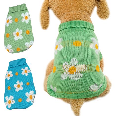 2 pulls d'hiver chauds pour animaux de compagnie, jolis pulls de Noël pour chiens