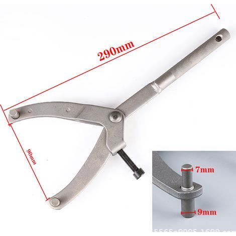 Clé à volant moteur en Y pour moto/scooter, extracteur de courroie, outils de démontage et de montage d'embrayage magnétique. (1/4)