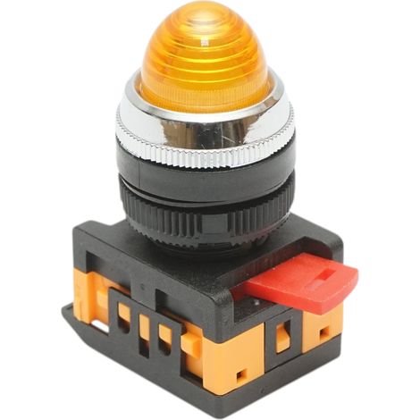Lampada di segnalazione a LED gialla 24V AC/DC 22mm Breckner Germany (1/5)