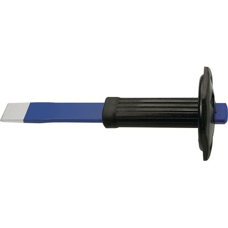 TECWERK Schlitz-/Flachmeißel Schneiden-B.26mm 26x7mm m.Handschutz CV-Stahl TECWERK