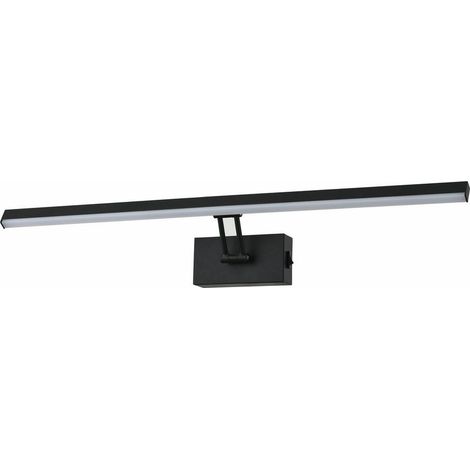 Applique murale noire Lester 60 cm LED 8W avec interrupteur (1/4)