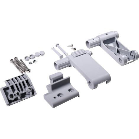 Kit d'ouverture de fenêtre de toit - Compatible avec les fenêtres Atelier - Levier de poignée et kit de console BA/DA - Gris (1/5)
