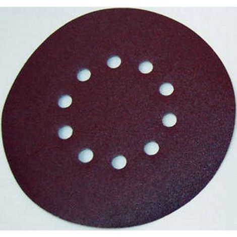 Kit 10 discos abrasivos 215 mm grano 180 para lijadoras murales Scheppach