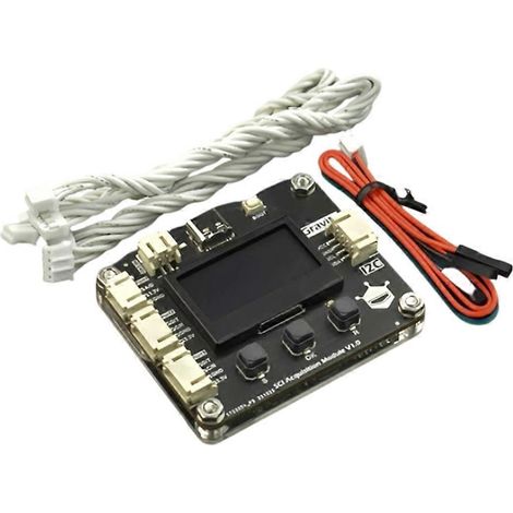Módulo de adquisición de datos SCI con pantalla OLED, registrador de datos RTC, almacenamiento de 16 MB, I2C para Arduino y Micro:Bit ESP32 (1/5)