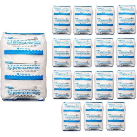 Traitement au sel - Sel pour électrolyse piscine - 16x25kg de Centrocom