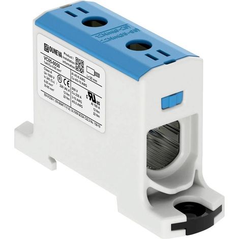 Ouneva Group VC05-0050 Bloc de distribution raccord à vis bleu 1 pc(s) A333522
