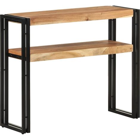 Table console-Table d'entrée 90x30x75 cm Bois d'acacia massif (1/5)