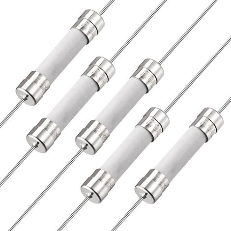 Fusible Tube Cylindrique en Céramique 6x32mm 250V F20A 5Pcs (1/5)
