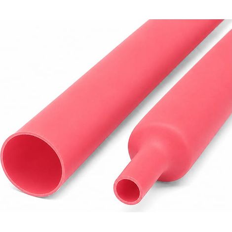 Guaina Termorestringente senza Colla diametro 3,2 mm 2:1 Rosso